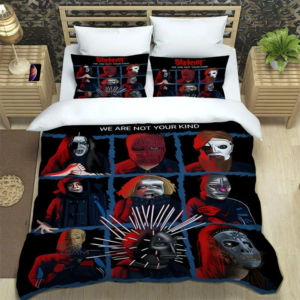 New Rock Band S-SLIPKNOT  Bedding Sets exquisite bed supplies set duvet cover bed comforter set bedding set luxury birthday gift