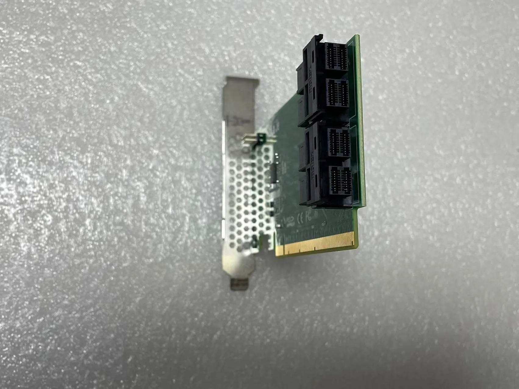 Imagem -04 - Nvme Ssd Sff8643 a Sff8639 Nvme U.2 com Cabo Adaptador de Porta Quad Pcie X16 U.2