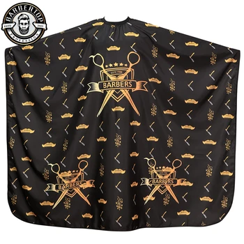 전문 이발 미용사 이발 천, 이발 패턴 앞치마 케이프, 정전기 방지 헤어 커팅 가운, 살롱 용품 