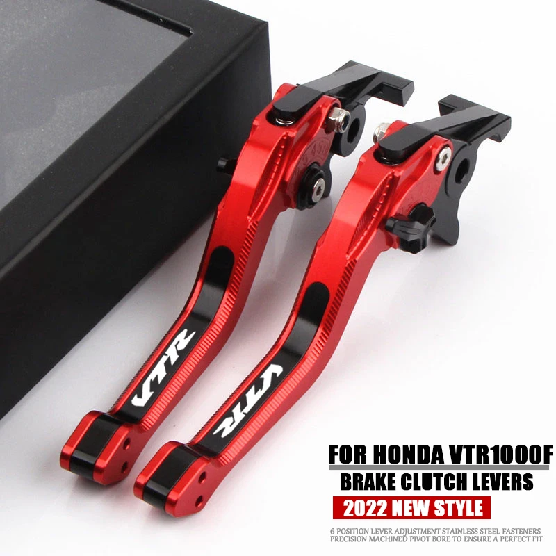 

2022 new style For VTR1000F VTR 1000 V/FW/FX /FIRESTORM 1997 1998 1999 Motorcycle Adjustable Brake Clutch Lever