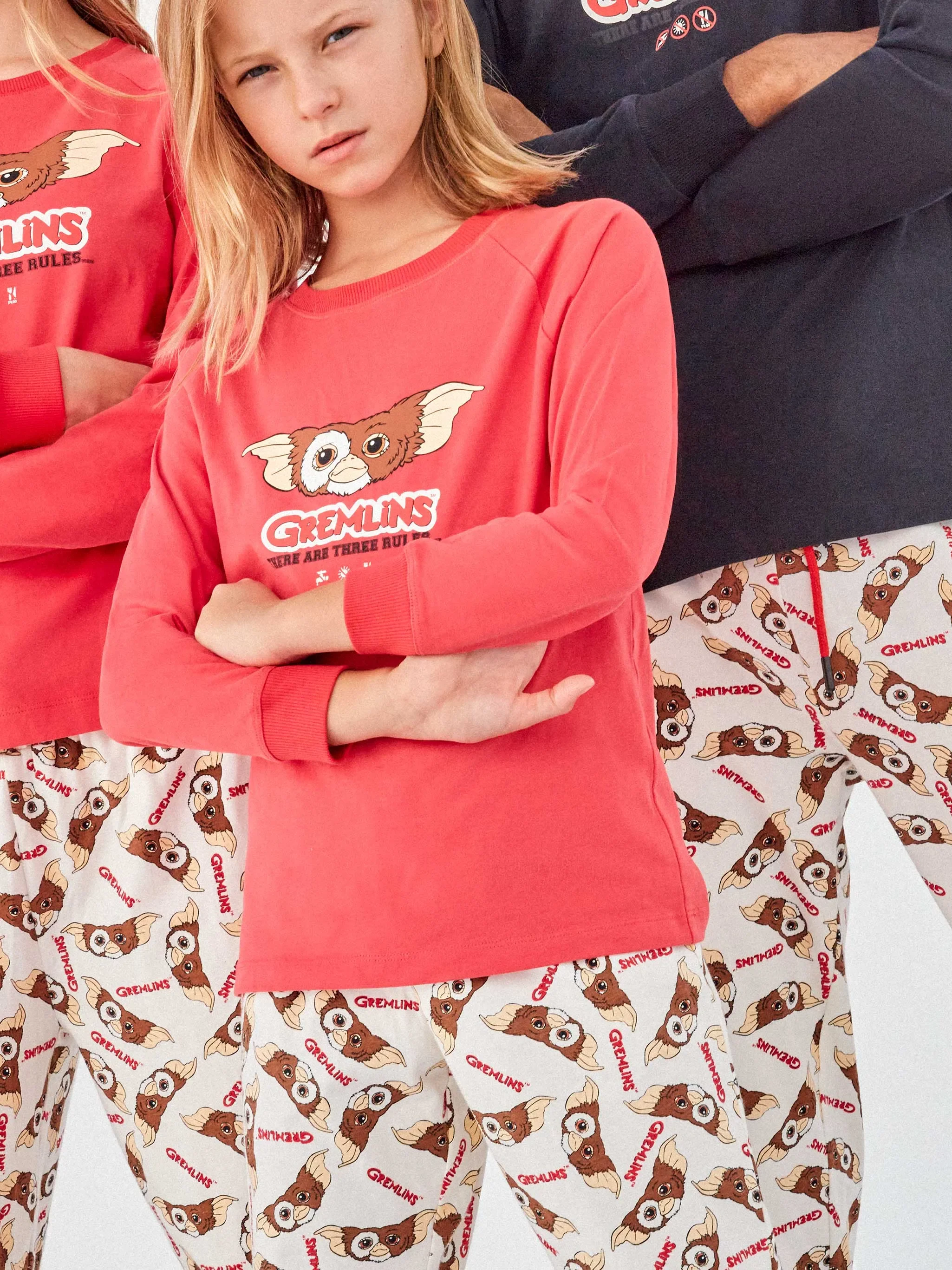 Gisela - unisex family time children's pajamas in gremlins cotton #2