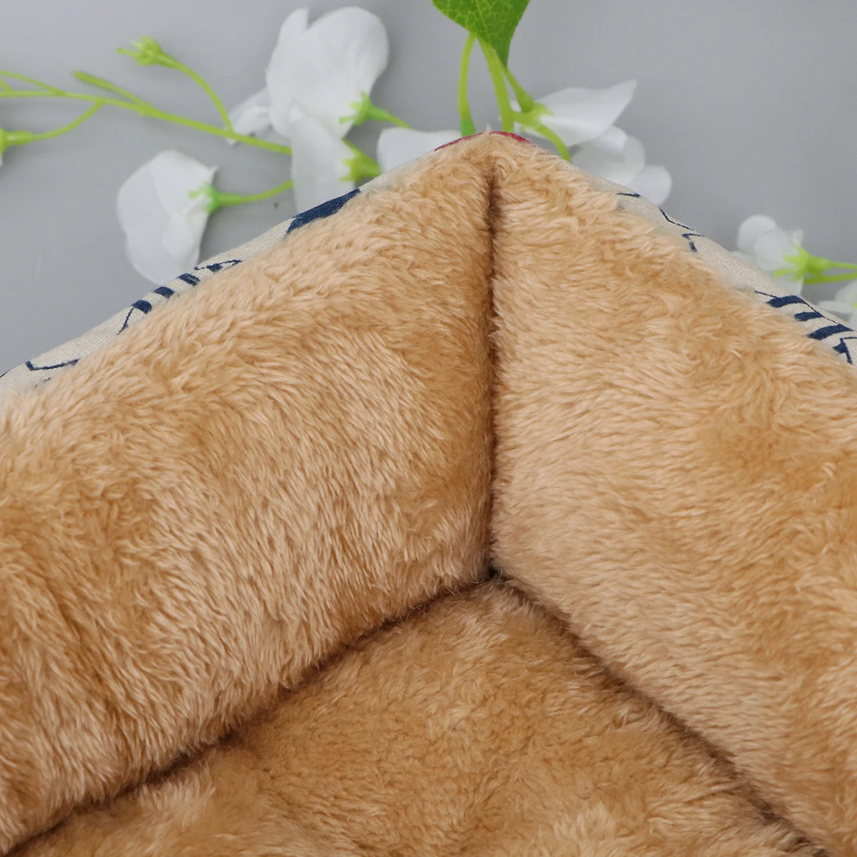 

1pc Thickened Warm For Dog Puppy Cat Apricot 45Cm Soft Mat Dog Bed Bed Warm Cat Nest Mat