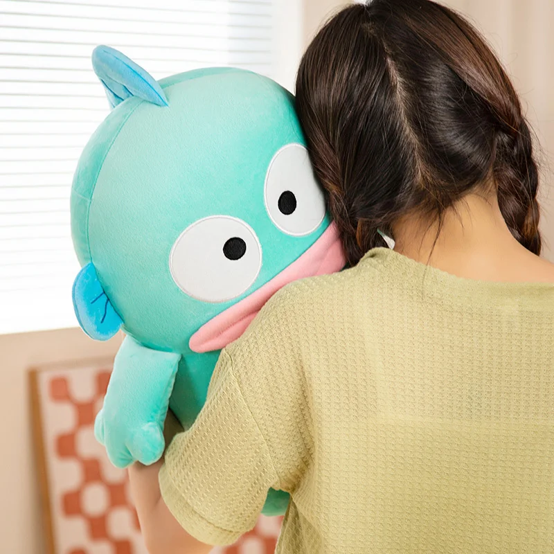 Sanrio Cartoon bad Fish Harden peluche ciondolo peluche zaino in peluche Kawaii Anime Doll regali per bambini