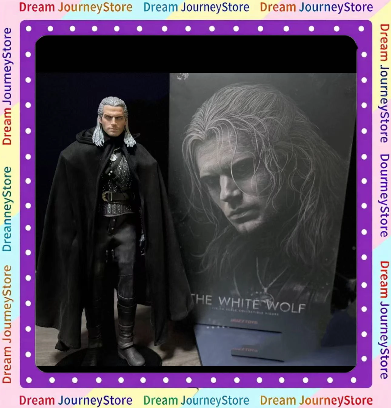 

BuzzToys Buz001 1/6 White Werewolf Geralt High Quality Model Set 12 inch Action Character Gift Collection in Stock