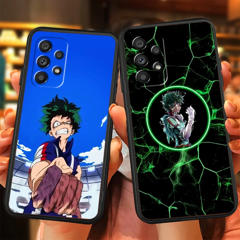 My Hero Academia Comic Anime For Samsung A53 A52 A33 A32 A51 A71 A21S A13 A73 A55 A22 A23 A35 A72 A54 A12 5G Black Soft