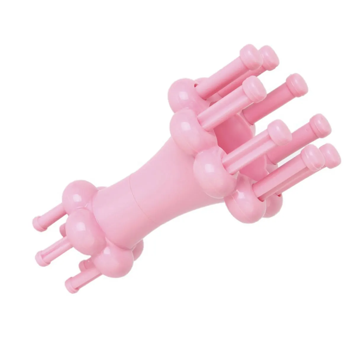 Circular Knitting Loom Set with Yarn Needle & Grip Pick – Pink Plastic DIY Kit for Hats, Scarves, Socks, Shawls
