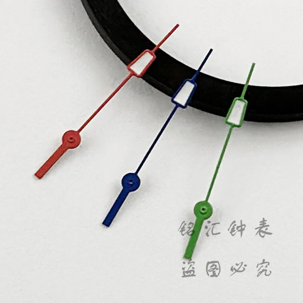 실버 블루 오렌지 레드 옐로우 핸드 세컨드 워치 바늘, NH34 NH35 4R35 NH36 4R36 7S36 7002 7009 무브먼트, NH35 12.5mm