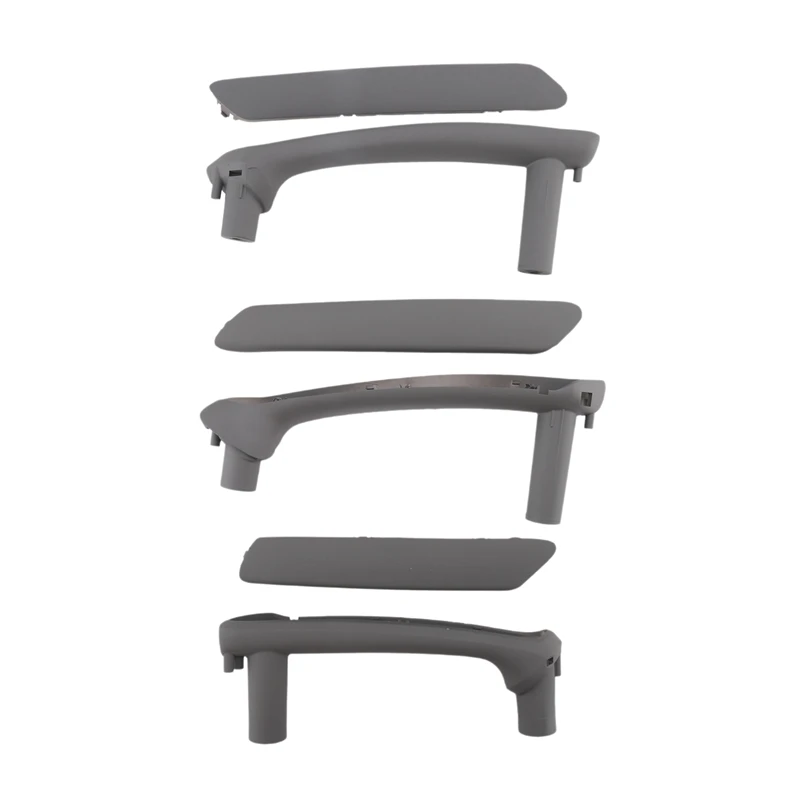 

3PCS Gray Interior Door Handle with Trim for Passat B5 3B0867172 3B4867372 Car Styling