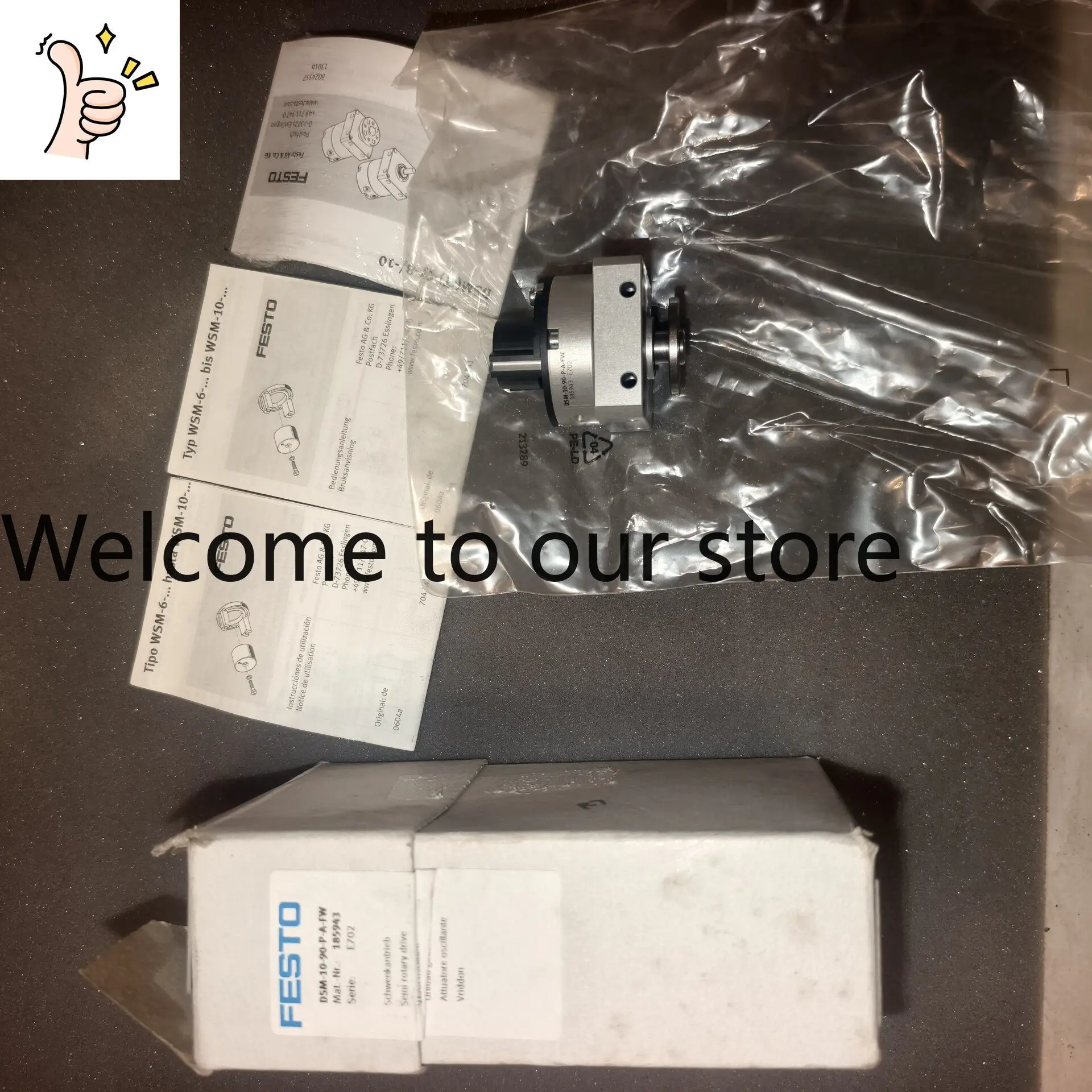 Festo Cylinder DSM-10-90-P-A-FW 185943 New