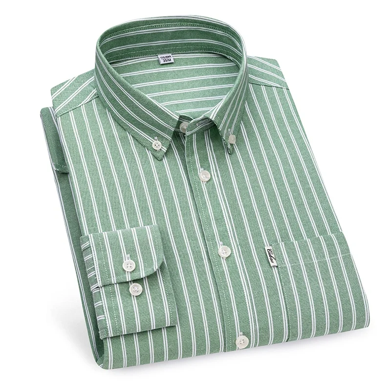 mens dress shirts 100 cotton high quality with pocke Striped plaid oxford long-sleeved shirt for men Men's clothingshirtsfor men - AliExpress 200000343 mens dress shirts 100 cotton high quality with pocke Striped plaid oxford long-sleeved shirt for men Men's clothingshirtsfor men - AliExpress 200000343