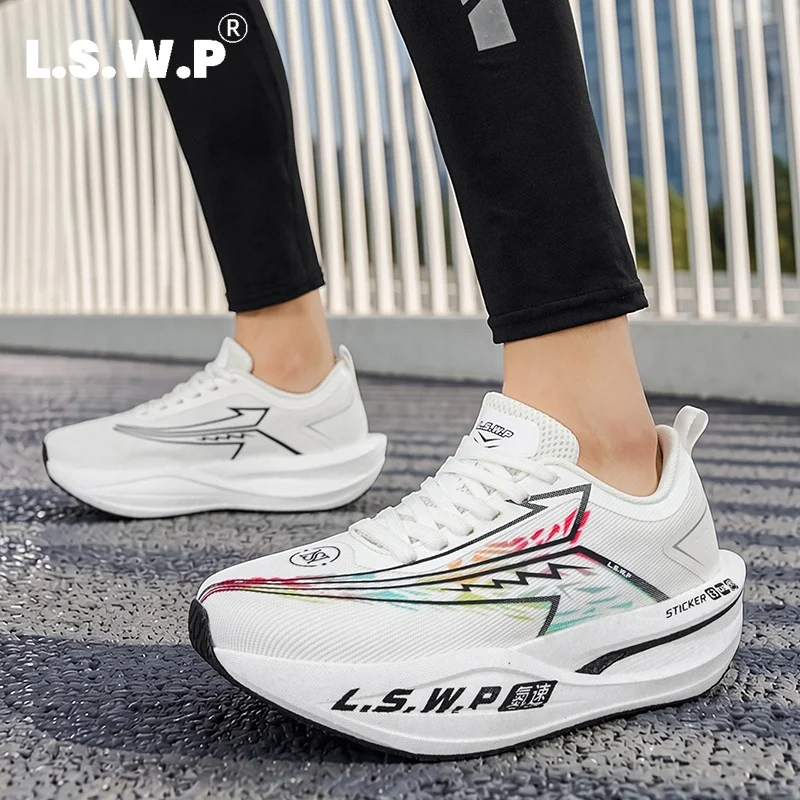 Men's Running Shoes, Comfortable and Breathable, with Soft Lining, Autumn and Winter Sports Shoes, Unisex, Suitable for Outdoor Walking and Fitness Workouts view 4