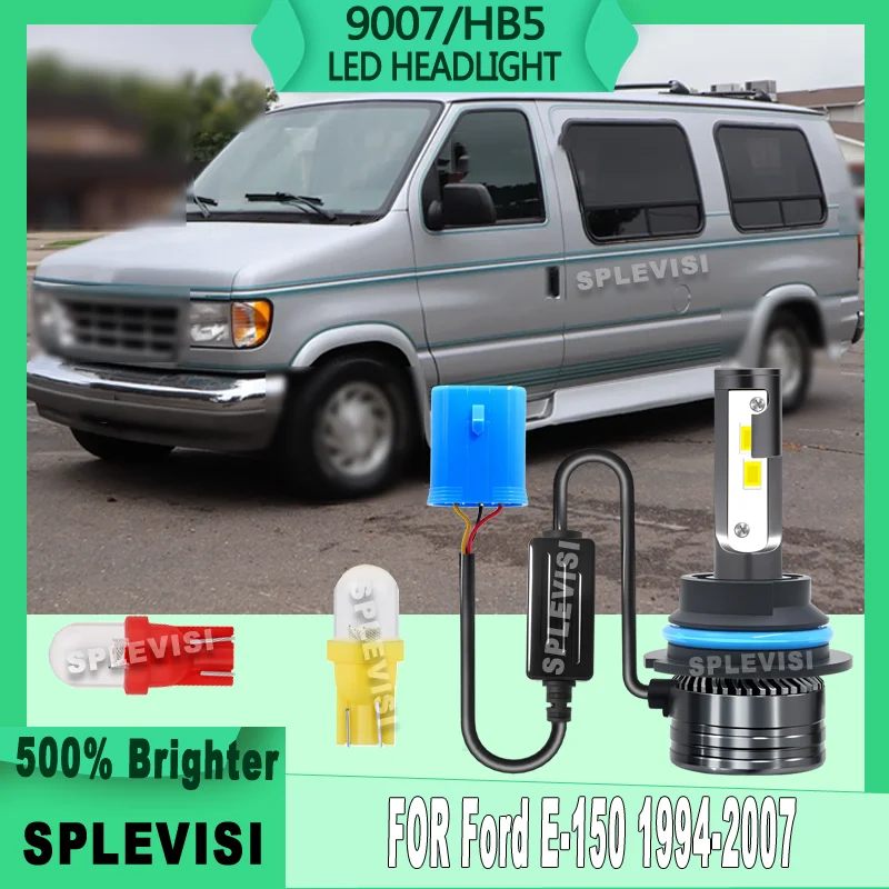 Stable Night Performance CANBUS Ready Warranty LED HEADLIGHT For Ford E-150 1994 1995 1996 1997 1998 1999 2000 2001 2002-2007