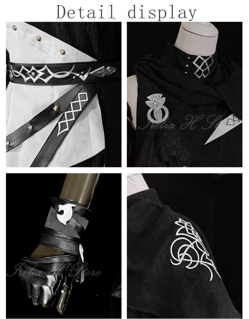 Irelia H Store FF14 Final Fantasy XIV Pandashmonium Cosplay Costume Limbo Himation of Striking Halloween Costumes image 3