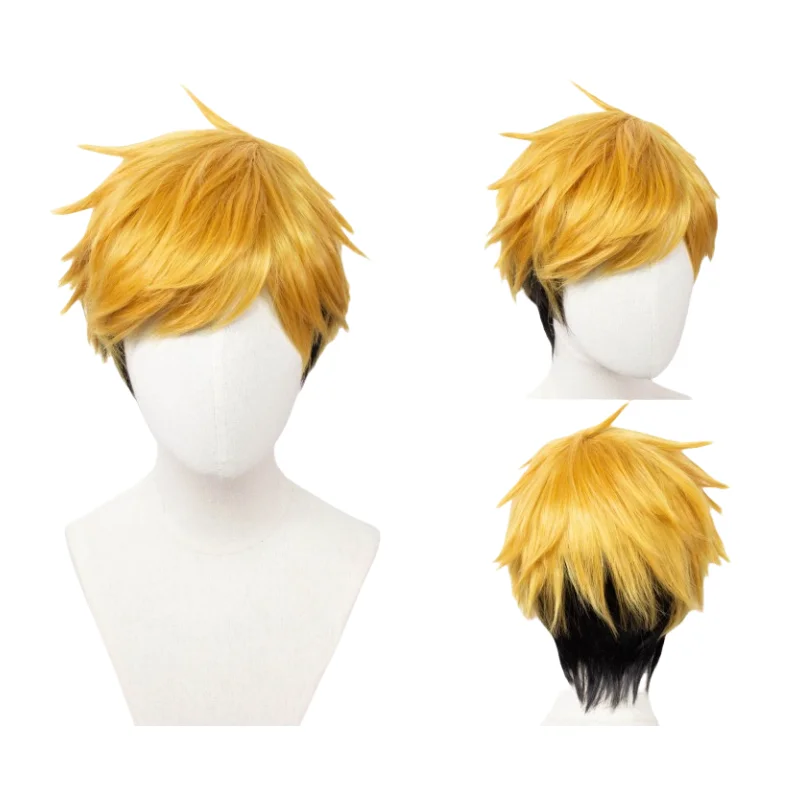 ND Atsumu Miya Osamu Miya Parrucche Cosplay Parrucchino Haikyu Anime Parrucche per capelli Cosplay per Comic Con Coser Sintetico resistente al calore