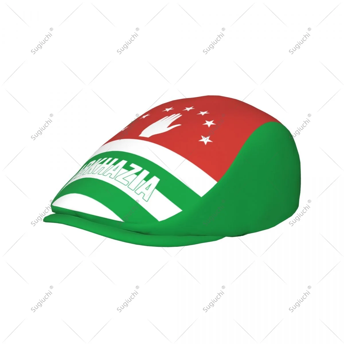 Forward cap Republic Of Abkhazia Flag Men Women Flat Newsboy Driving Hat Cap Short Brim for Driving Daily visors hat