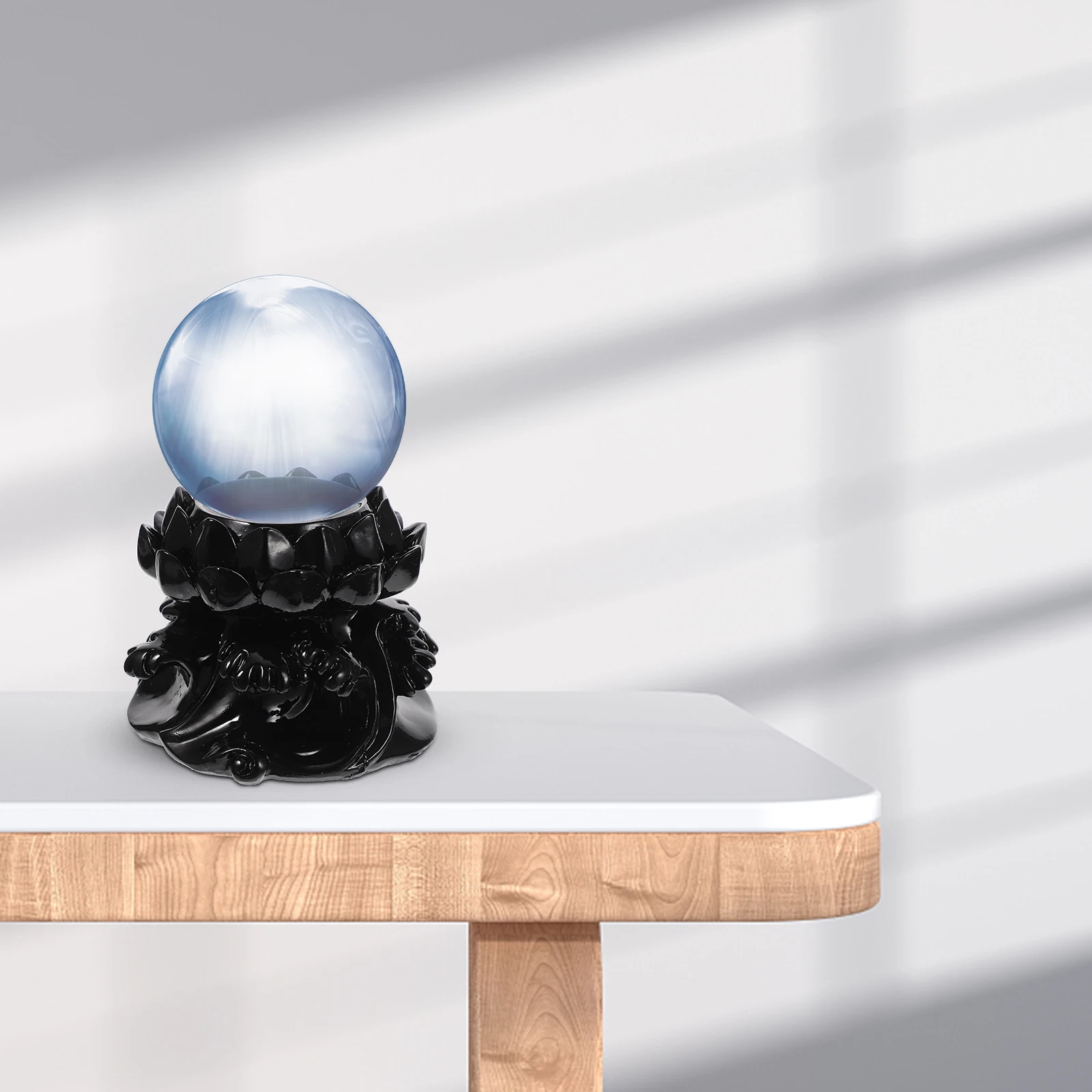 

Resin Base Sphere Display Crystal Bracket Retro Style Ball Holder Home Decor Party DIY nament