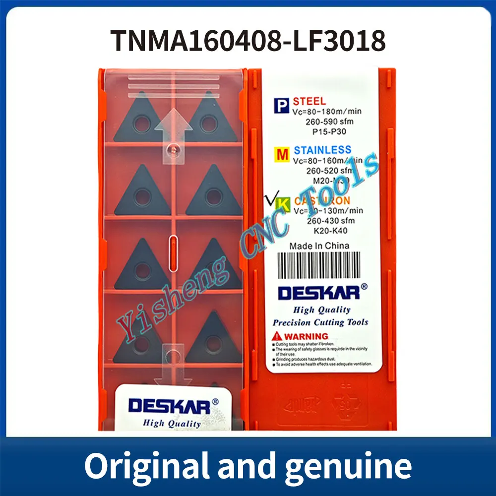 

DESKAR 100% Original TNMA160404 TNMA160408 TNMA160412 LF3018 CNC cutting tool indexable threading carbide insert