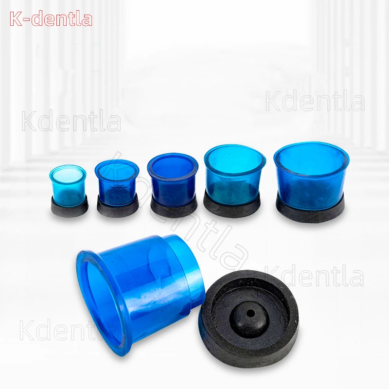 

5pcs Dental Round Casting Rings with Base Plastic Wax Embedding Circle Ring Formers Dentist Lab Tools Materials