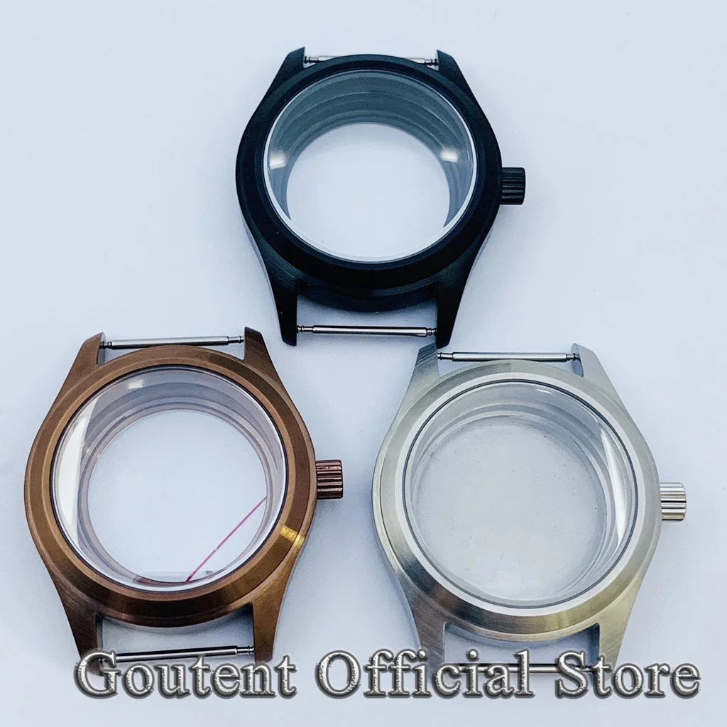 

Goutent 36mm 39mm Brushed Watch Case Sapphire Crystal For NH35 NH36 ETA2824 PT5000 Automatic Movement