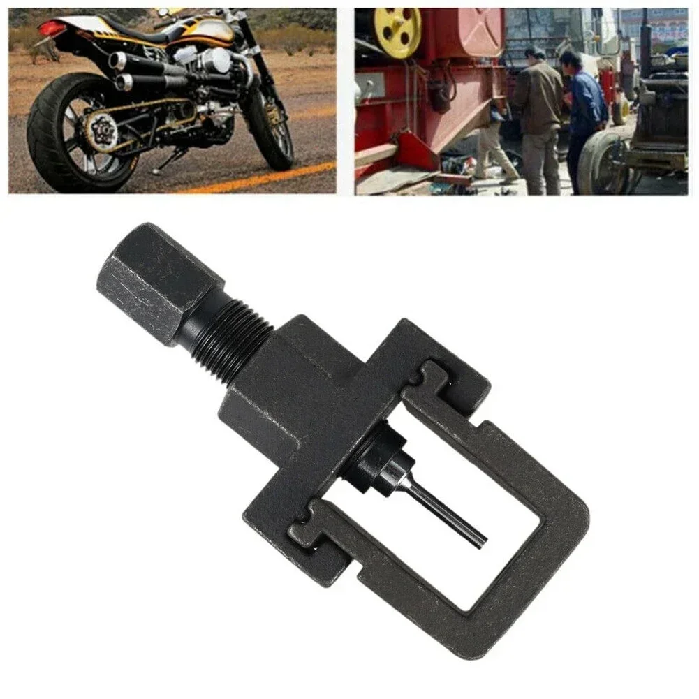 Motorcycle Chain Breaker Riveting Tool Link Removal Splitter DID Heavy Duty Chain Cutter Riveting Tool Carbon Steel Repair Tool