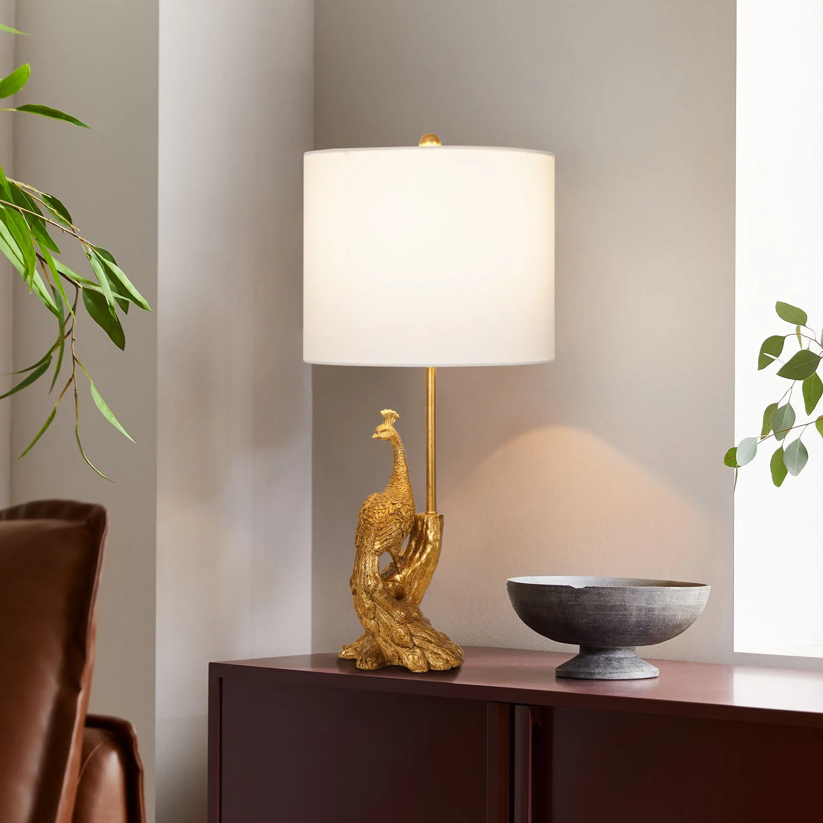 Nordic Post-modern Resin Peacock Floor Lamps Bedroom Beside Standing Light Restaurant Hotel Ambient Study Led Book Latern E27