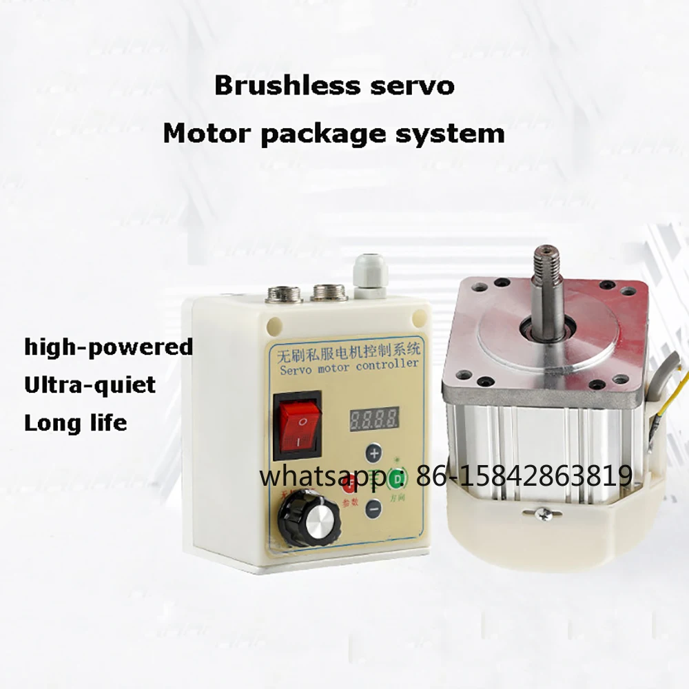 Brushless Servo Motor Kit 220V 550W-2200W for Lathe Machinery CNC Servo motor   System Industrial AC Servo Motor