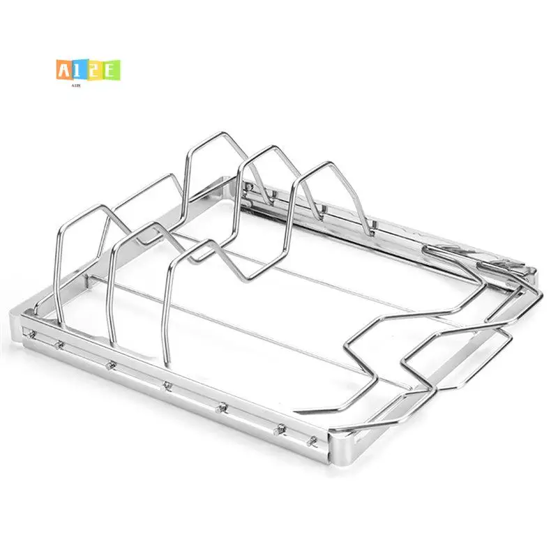 A12E-Foldable Rib Rack For Perfect For Grilling Smoking, And Serving BBQ Accessories Rust-Resistant And Easy To Clean
