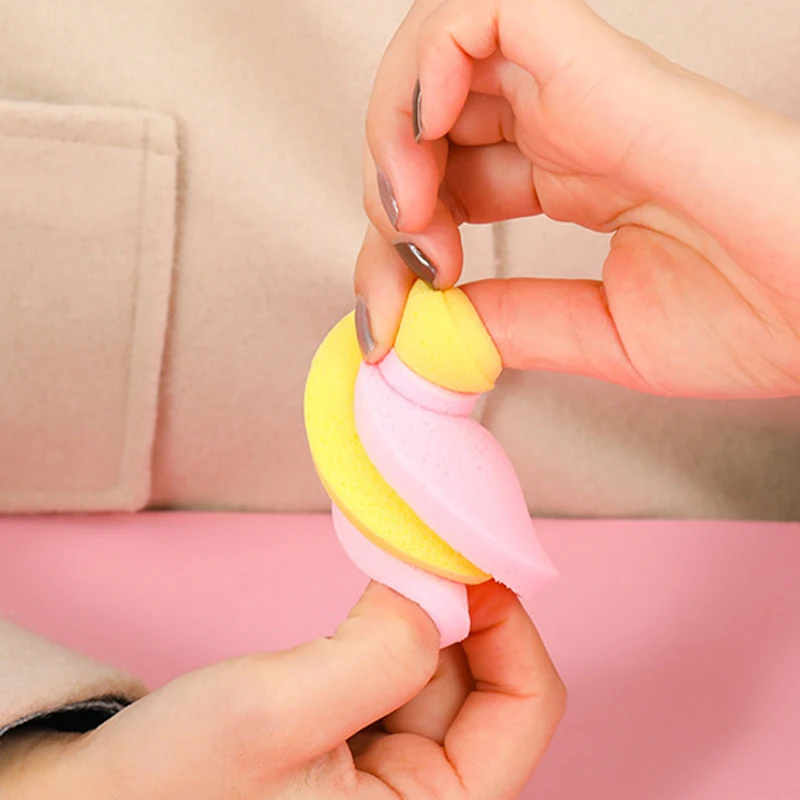 50 stks/doos Gecomprimeerd Gezichtsreiniging Bladerdeeg Strip Kleurrijke Ronde Wassen Gezicht Spons Huidverzorging Beauty Tool Vrouwen Make-Up Remover Gereedschap