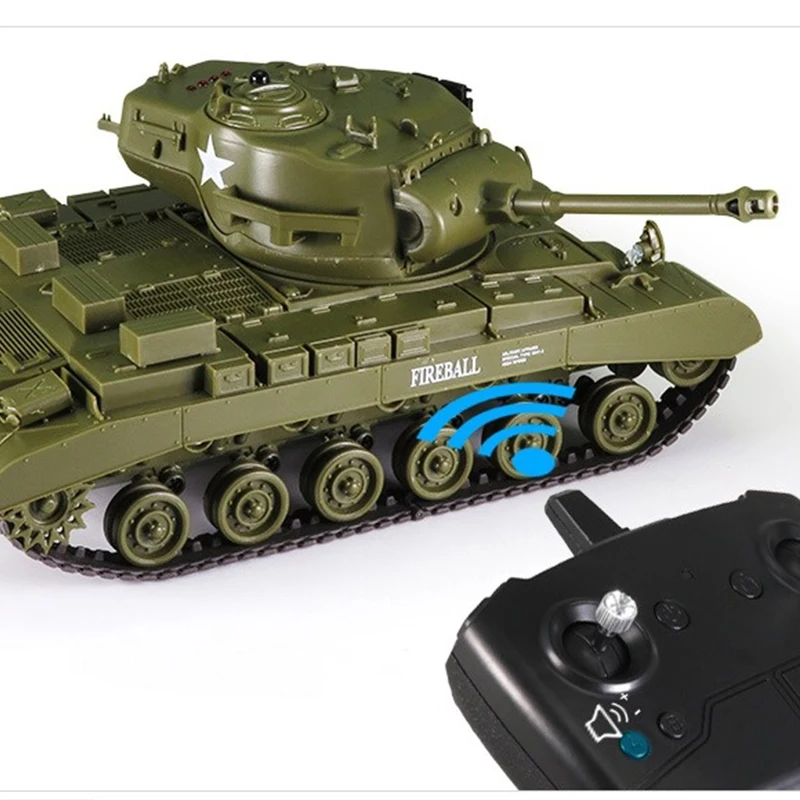 Henglong 2.4 zbiornik RC, Sherman vs Pershing czołg na podczerwień GHz RC czołg zdalnego sterowania nam Model zbiornika