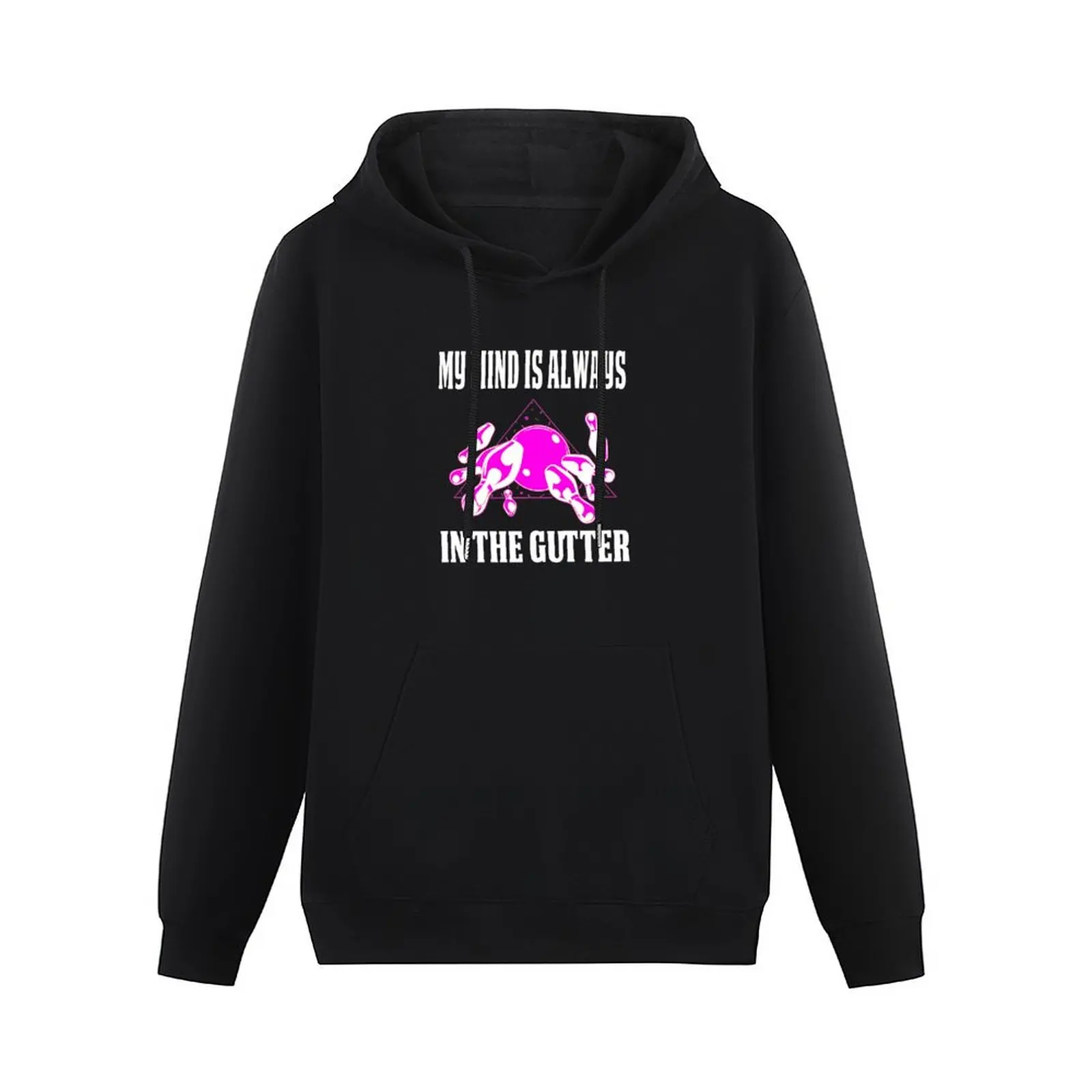 Funny Bowling Design For Women Mind In The Gutter Pullover Hoodie men clothes japanese style new in hoodies & sweatshirts