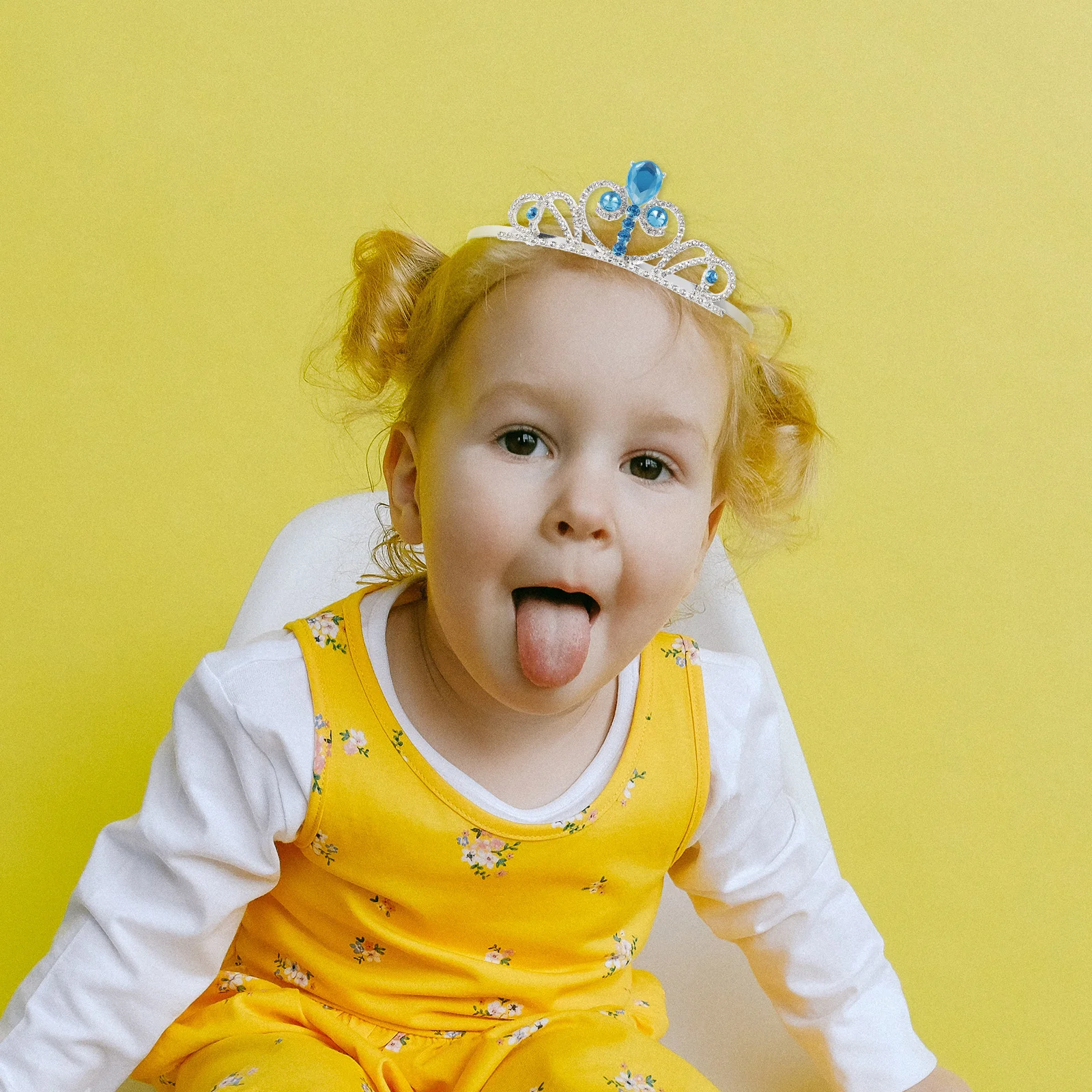 

1 шт., детская корона, нежный кристалл, головной убор на день рождения, реквизит для фотосессии, вечерние украшения для волос, элегантная тиара, детская корона