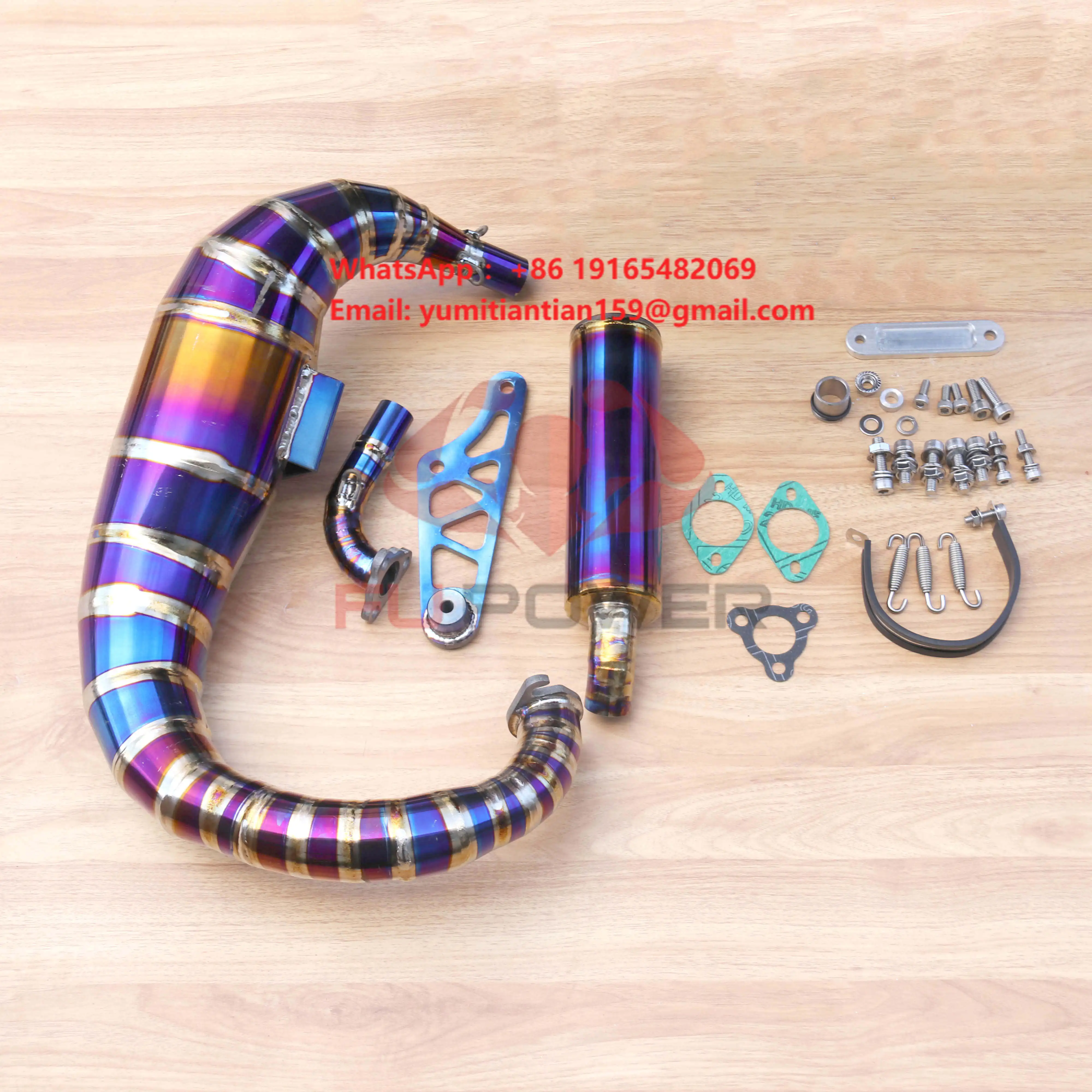 Titanium Full System Upgrade for Motorcycles Premium Tuning Exhaust Kit