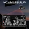 REDTIGER A3 3 カメラフロント/キャビン/リアカムダッシュカムダッシュカメラ内蔵 5.8Ghz WiFi GPS 車 DVR ナイトビジョンパーキングモニター 6