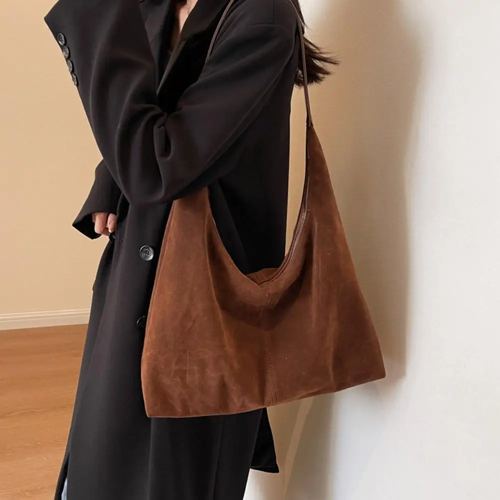 2026 الخريف الجلد المدبوغ حقيبة تسوق حقيبة سعة كبيرة حقيبة كتف بسيطة وأنيقة المرأة حقيبة كتف طقم تخزين المنزل #1