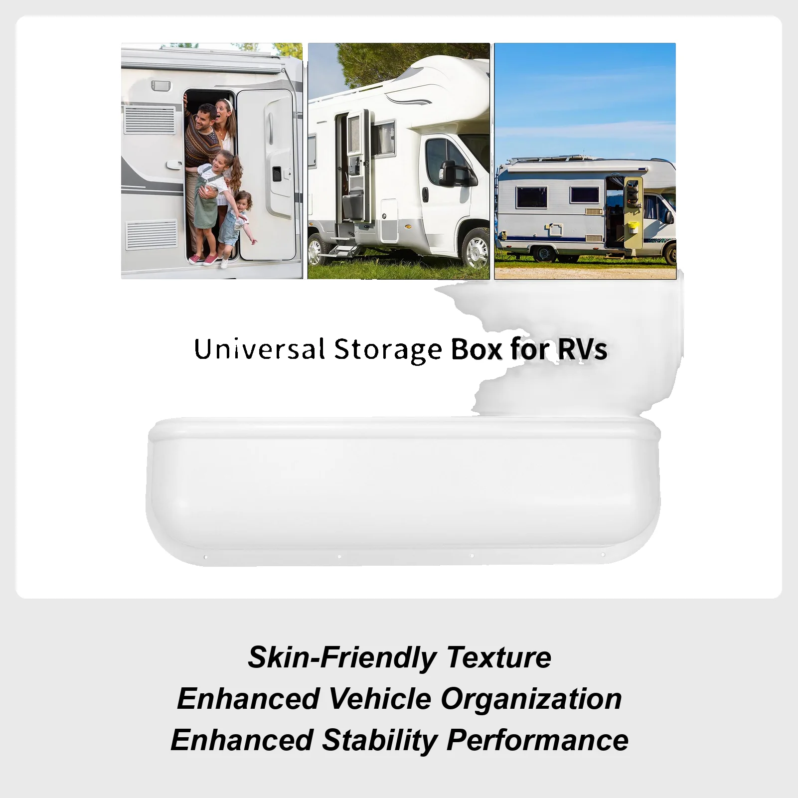 

RV door storage box car interior accessories highquality ABS door organizer Multifunctional Automotive Interior Organization Bin