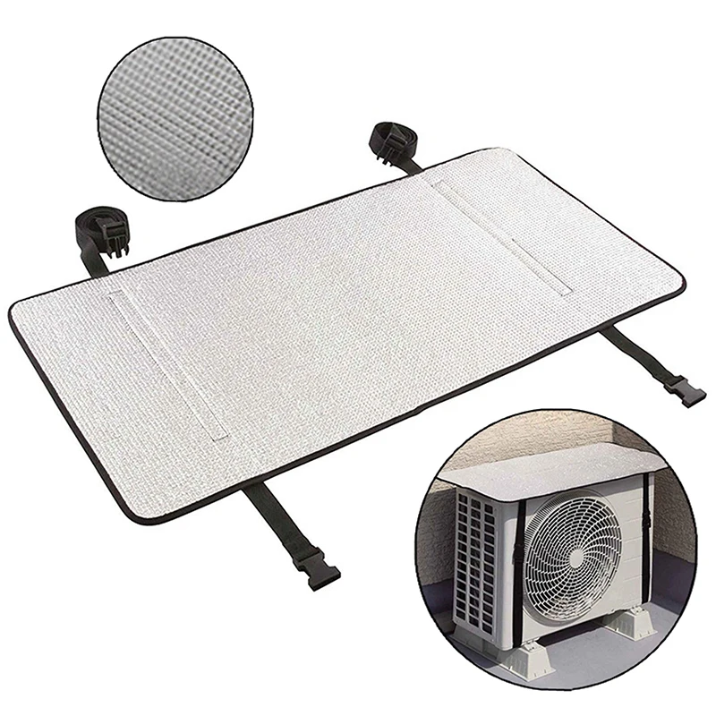 1-2pcs Air Conditioner Outdoor Unit Sunshade Cover Cooling for Outdoor Unit Snow Cover Protection for Outdoor Unit Insulation