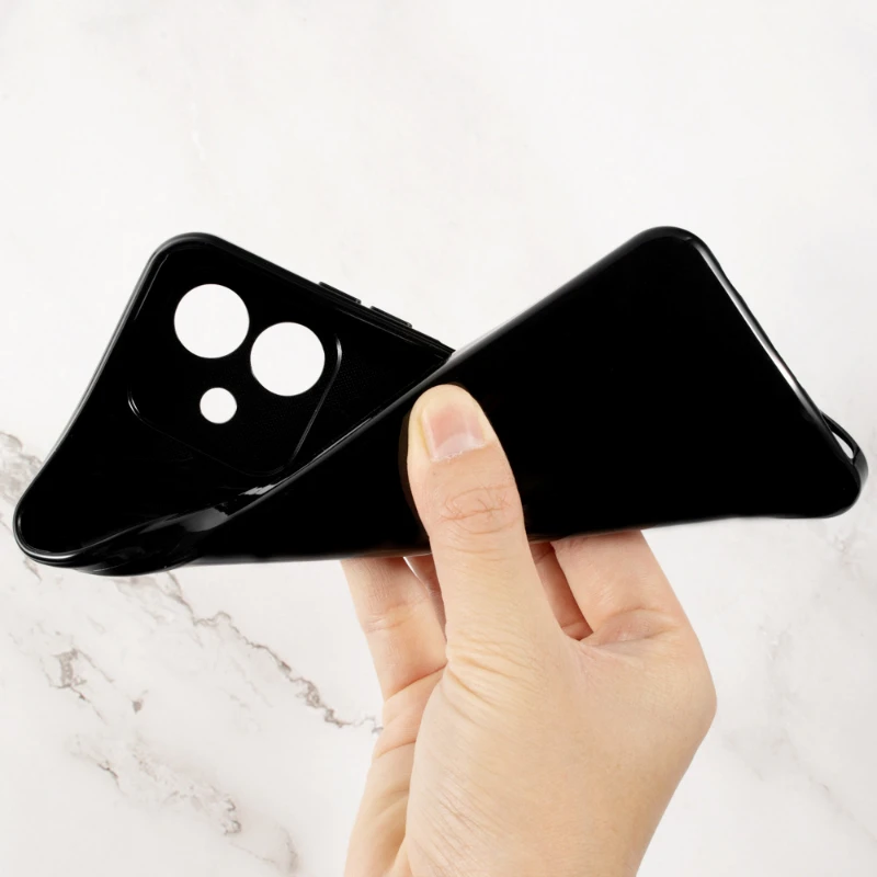 TPU Case For Ulefone Note 16 Pro Ultra-thin Soft Silicone Cover Black Transparent Cases For Ulefone Note16Pro Protective Shell