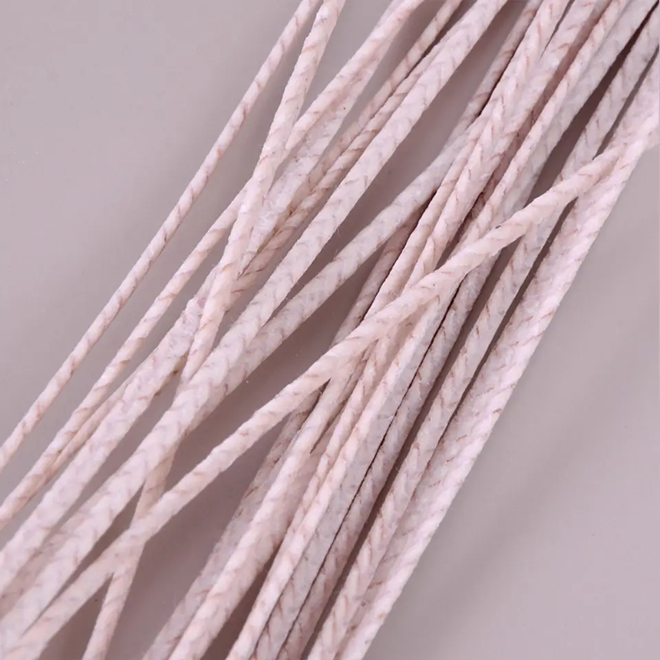 50 PCS 6-20cm Candle Wicks Smokeless Wax Pure Cotton Core for DIY Candle Making Pre-Waxed Wicks Party Supplies Home Decoration - 3