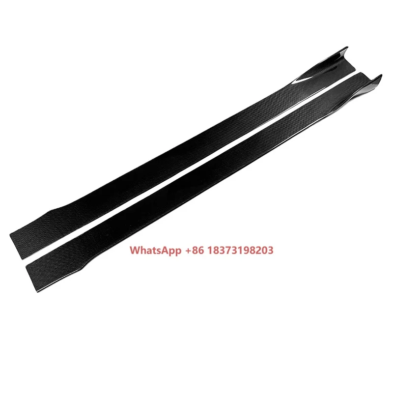 

Universal Car Side Skirts Auto Tuning Carbon Fiber Side Skirts Lip for Customized Length