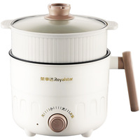 Convenient travel electric pot, multifunctional small electric pot, steaming, frying, cooking, electric instant noodle pot