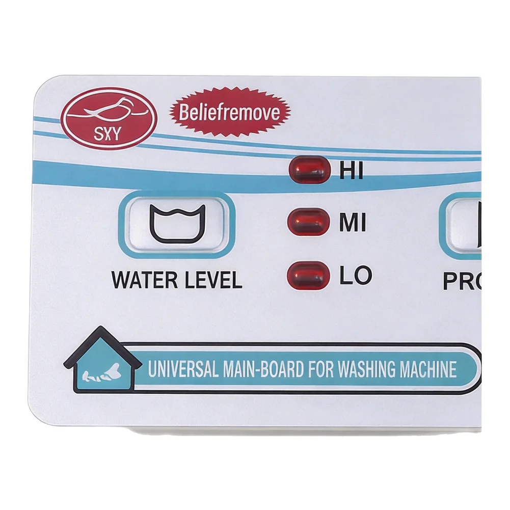 Control Panel Main Board Upgrade Kit Multi Brand Compatible Washing Machine with Water Level and Multiple Button Controls