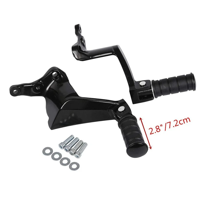 Gloss Black Passenger Pegs Pedal Footpegs Mount For Victory Vegas Kingpin Boardwalk Gunner High Ball