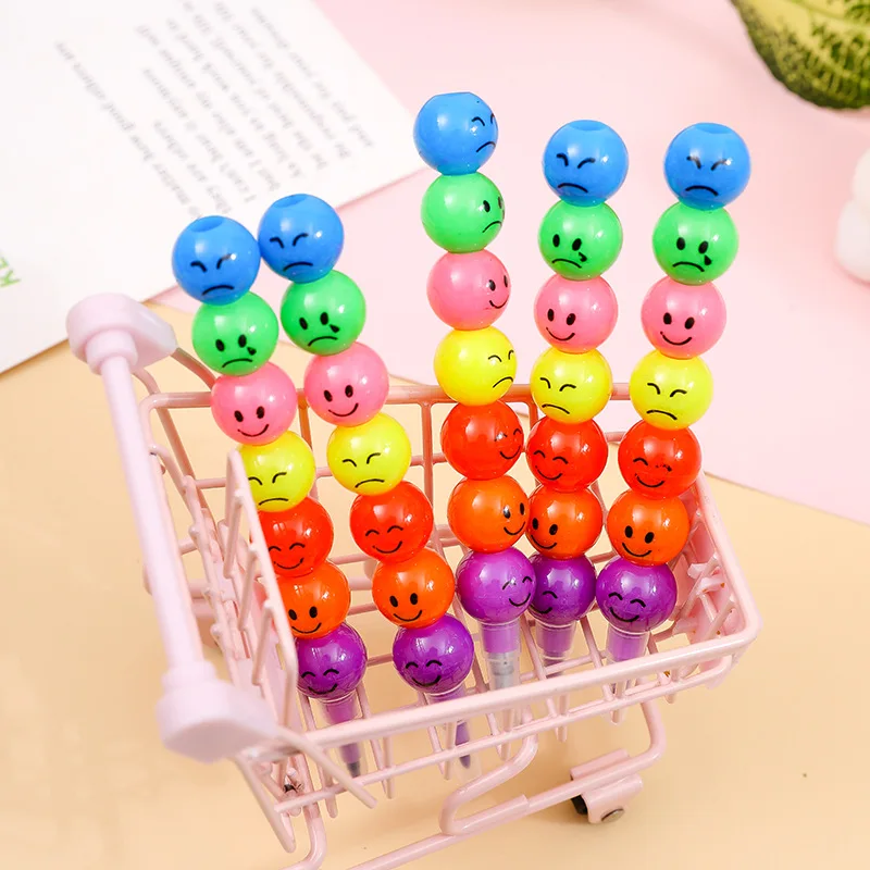 5/10Pcs Baustein Buntstifte Set Pädagogisches Kinder Party Gefälligkeiten Kreative Zeichnung Stifte Lernen Spielzeug für Geburtstag Pinata