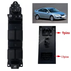 For 2007-2013 Mazda 6 GH 1.8L 2.0L 2.2L Front Left Driver Electric Window Lifter Button Switch Control Unit GS1E66350A Auto Part