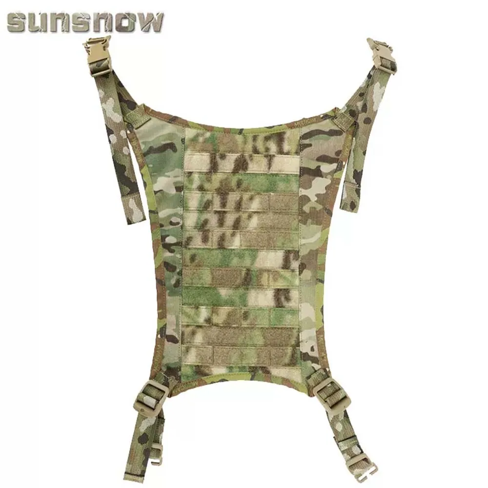 Tactical Backpack Dual-Side Expansion Panel, Front & Reverse Protective Modular MOLLE Panel with Kangaroo Pouch Mount