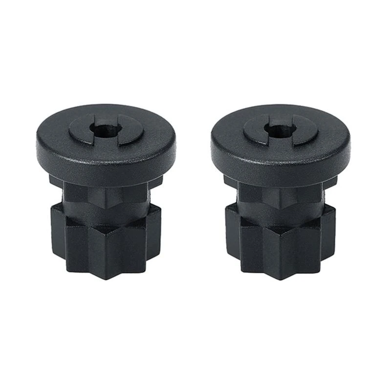 77UF 2pcs Rack montaje en kayak Base montaje nylon Adaptador engranaje montaje Base Base canoa Barco barra