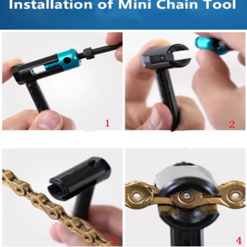 Mini Chain Tool Bike Tools Bicycle Chain Pin Remover Bike Link Breaker Splitter