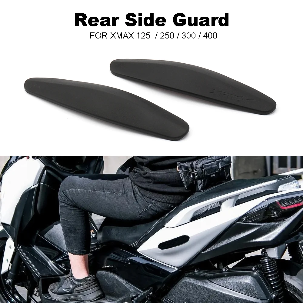 

New Rear Side protection Motorcycle Protective Rubber Scratch Resistant Fit For Yamaha X-MAX 125 X-MAX 250 X-MAX 300 X-MAX 400