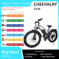 Cheevalry CF26 City Adult Electric Bicycle 1000W Motor 48v20Ah Lithium Battery Aluminum Alloy Electric City Bicycle 26*4.0 Inch