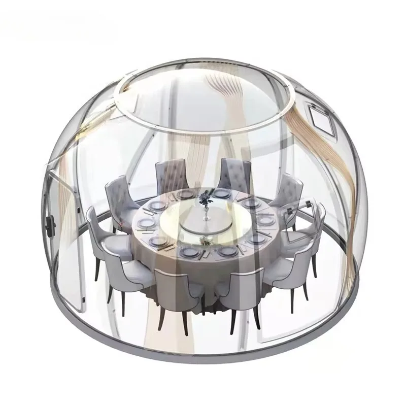 Four Season Garden Building Restaurants Transparent Glamping Bubble Outdoor Dining Dome Tent House